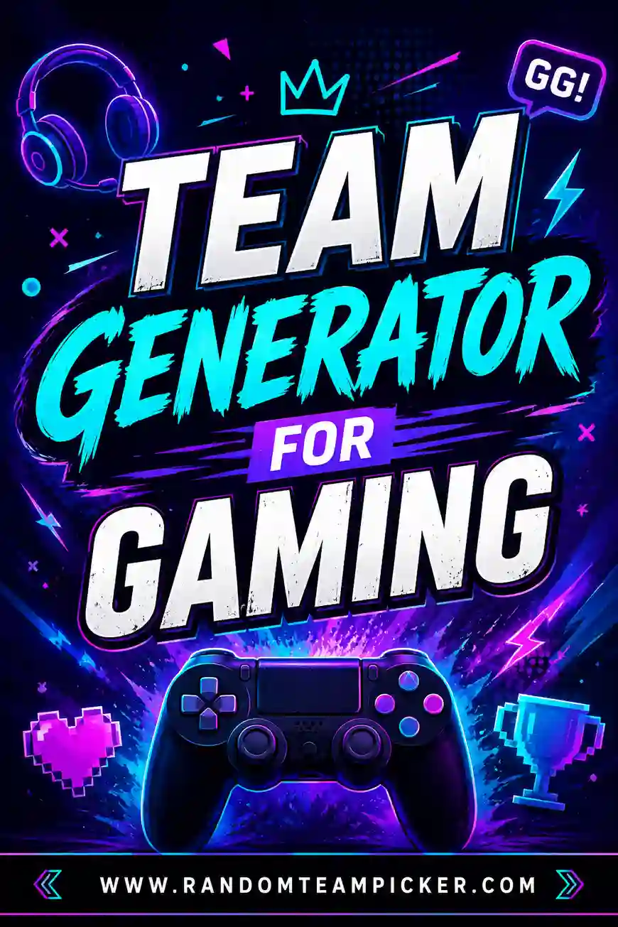Team Generator for Gaming: Fair Squads in Seconds
